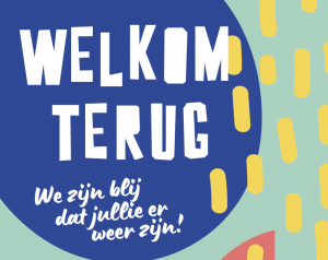 Welkom terug poster 2024