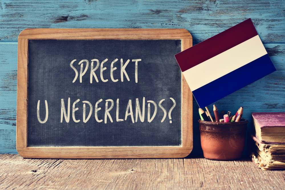 Bord met tekst 'Spreekt u Nederlands?'