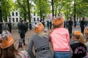 Kinderen vieren Prinsjesdag