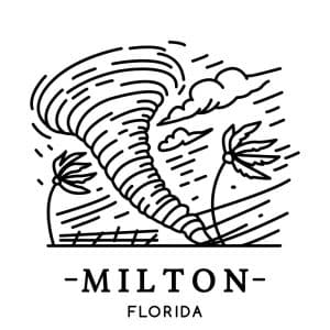 Orkaan Milton raast door Florida