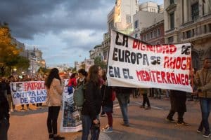 Protesten in Spanje