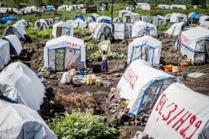 Vluchtelingenkamp in Congo