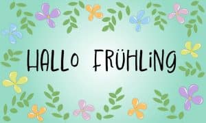 Hallo Frühling