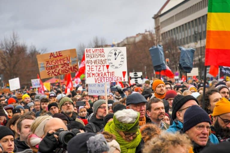 Protest tegen AfD