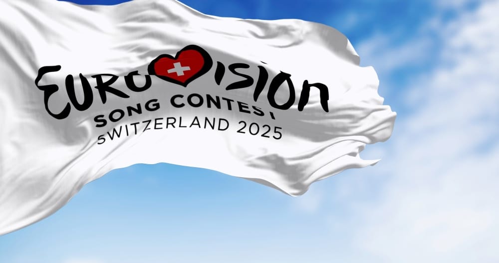 De vlag van Eurovisie 2025